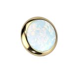 piercing med opal sten